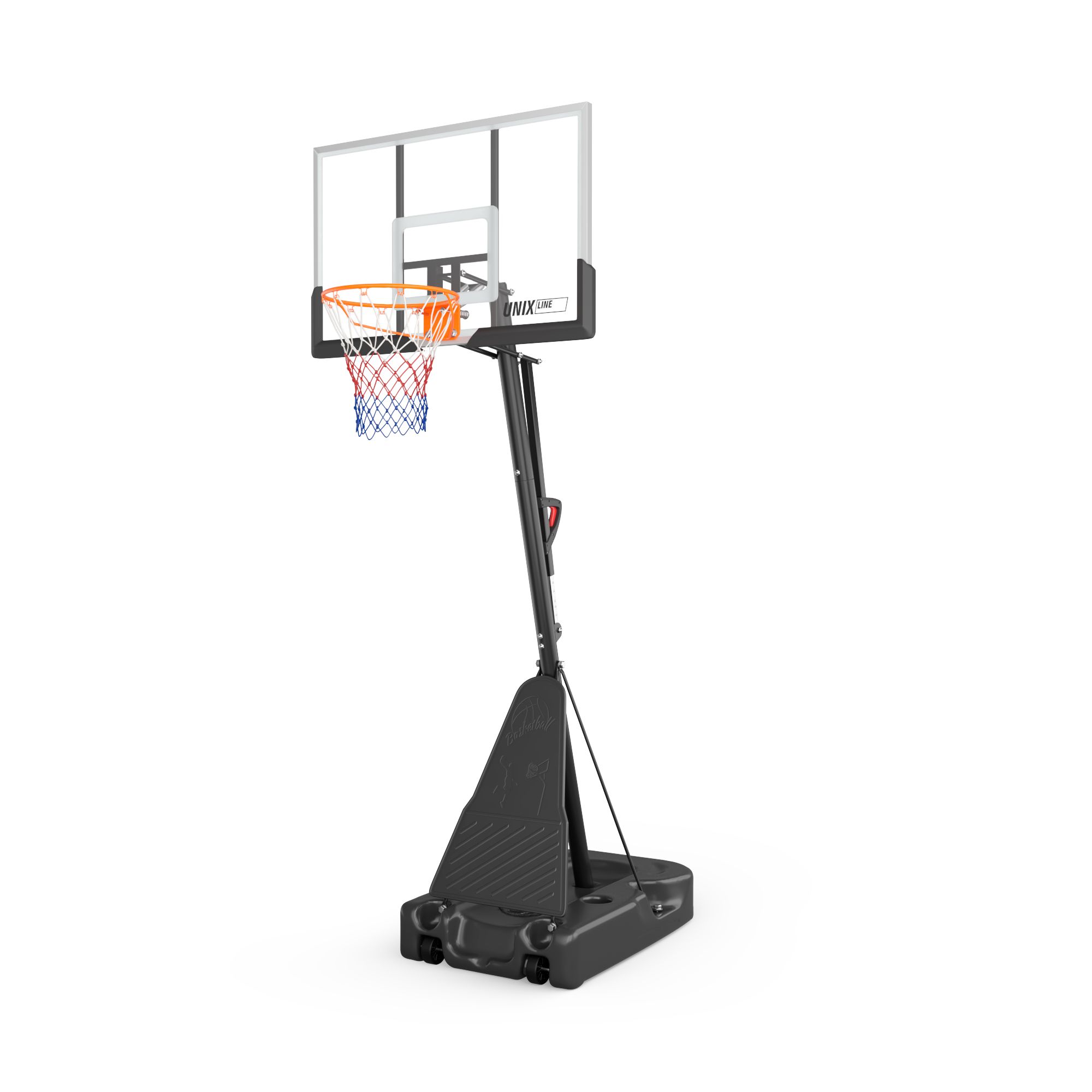 

UNIX Line Баскетбольная стойка UNIX Line B-Stand-PC 49x33" R45 H240-305 см, Разноцветный, BSTS305_49PCBK