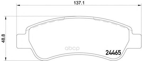 

Колодки тормозные дисковые задн CITROEN:JUMPER c бортовой платформой/ходовая часть 04.06-,