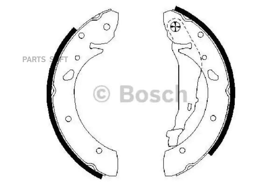 

Тормозные колодки Bosch задние 986487572