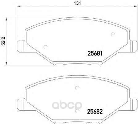 

Колодки тормозные дисковые VW Polo 10- седан (08.2012-) с противошумной пластиной Q+