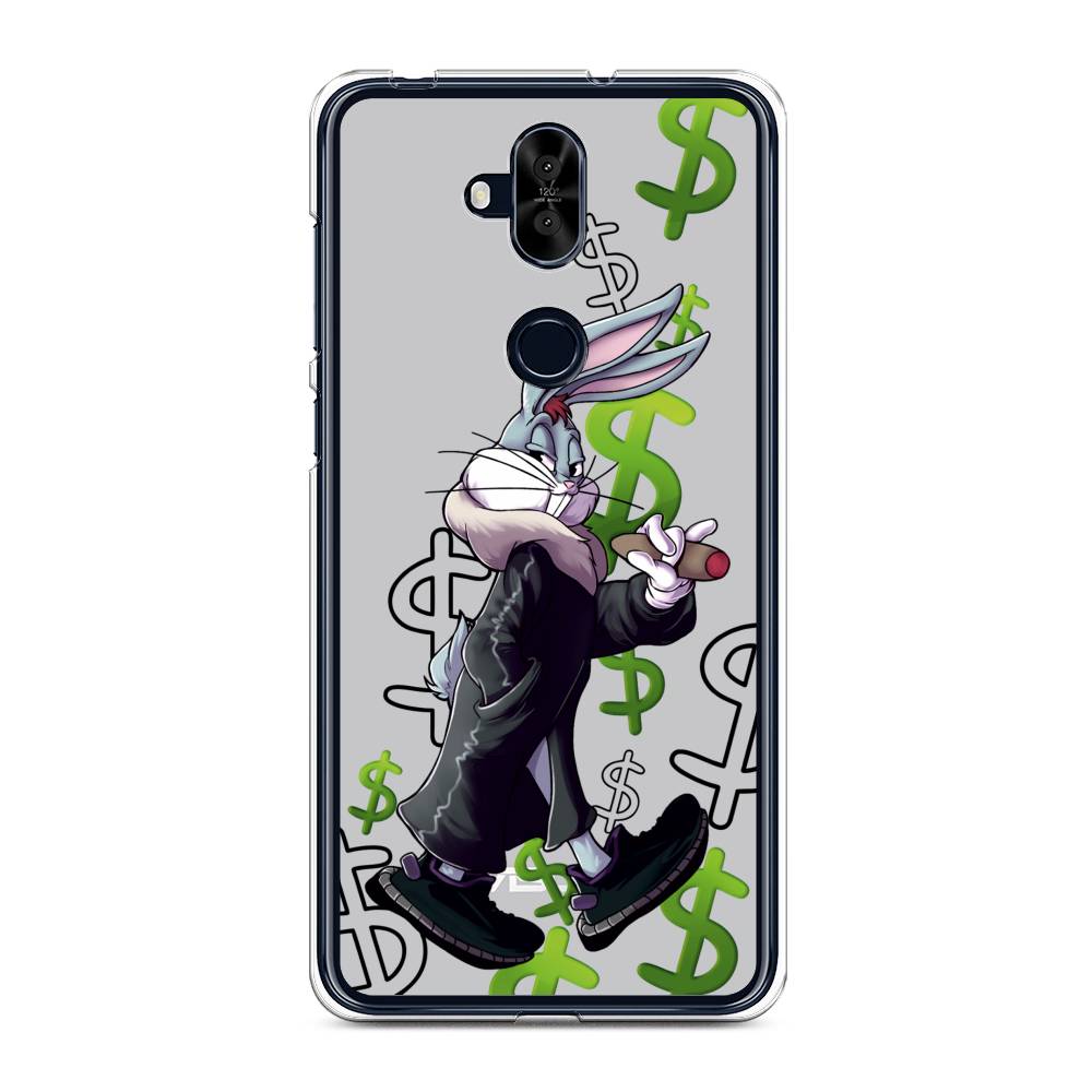 

Чехол для Asus Zenfone 5 Lite (ZC600KL) "Rich Bugs Bunny", Зеленый;черный;голубой, 43150-6