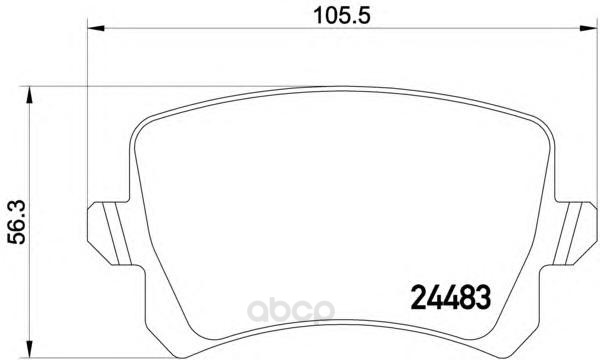 

Тормозные колодки Textar задние для Volkswagen Passat 1.4 TSI/1.4 TSI EcoFuel/1.6 2448301