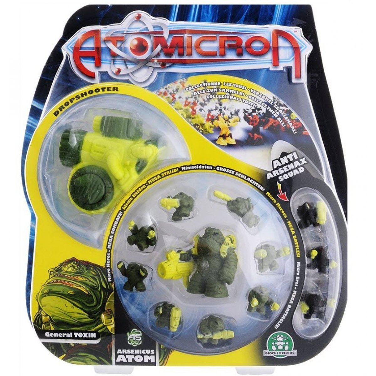 Набор фигурок Atomicron General Toxin 12 шт