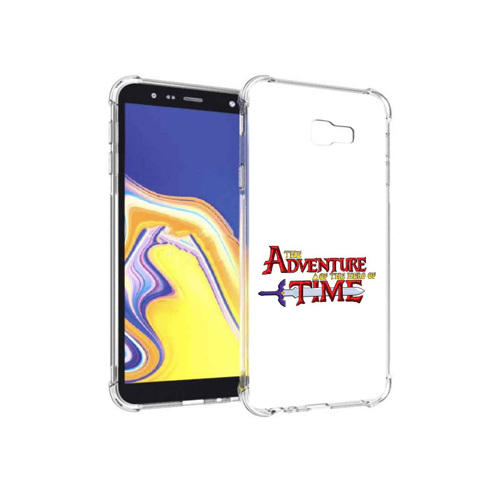 

Чехол MyPads Tocco для Samsung Galaxy J4+ (2018) время приключений логотип, Прозрачный, Tocco