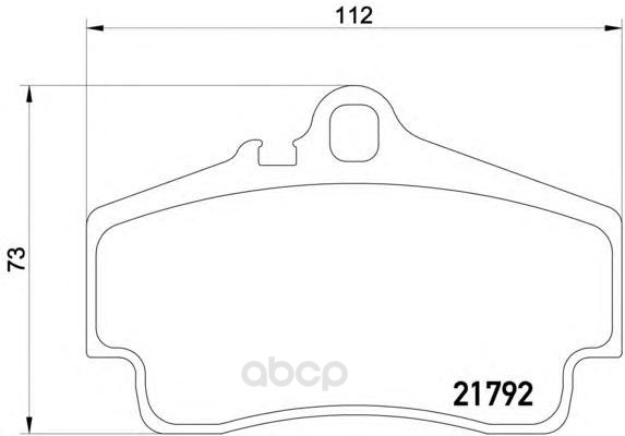 

Колодки зад. PORSCHE 911, BOXSTER, CAYMAN 97-13