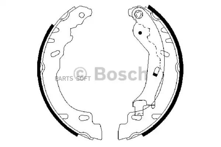 

Тормозные колодки Bosch задние 986487704