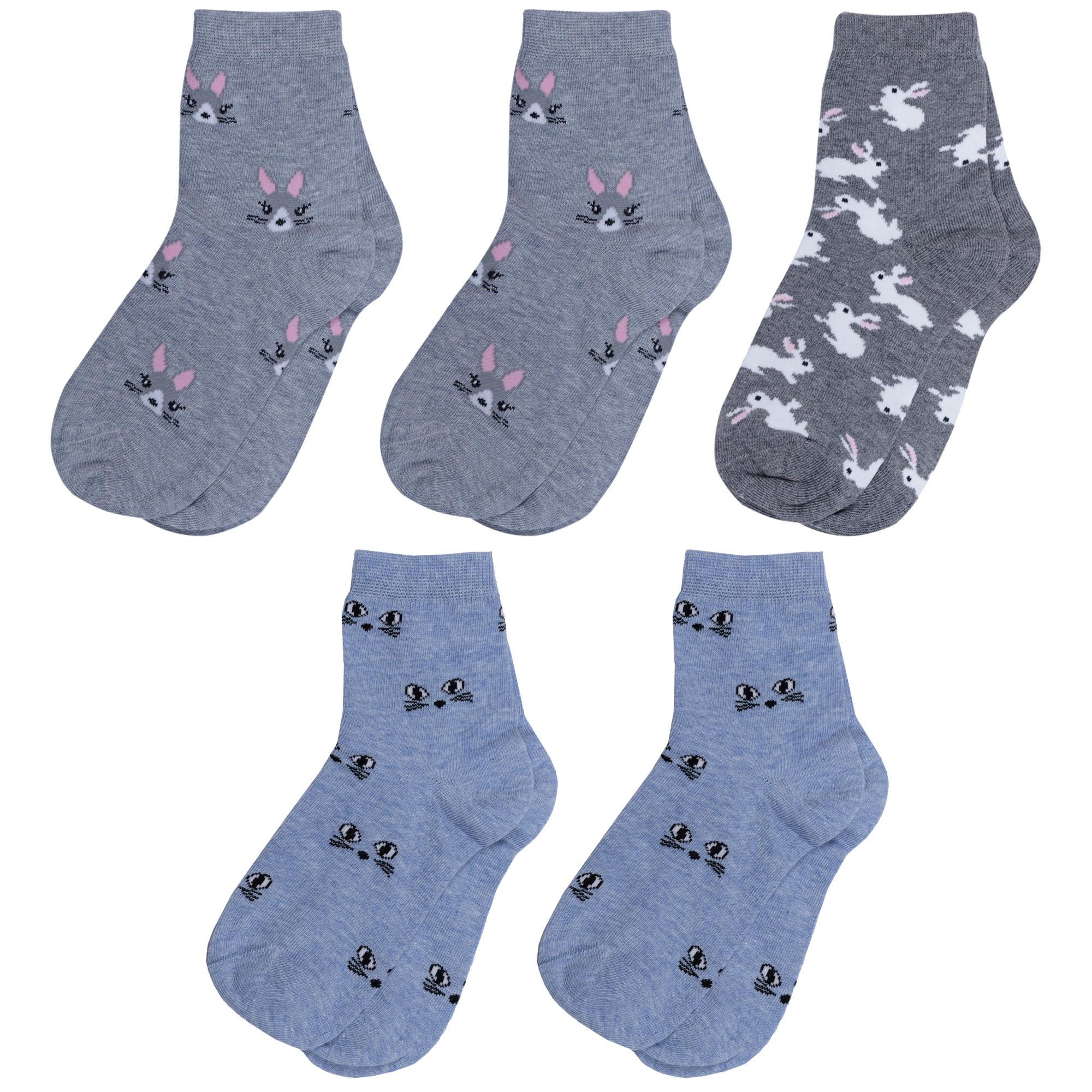 

Носки детские Rusocks 5-Д-31349, серый; синий, 14-16, 5-Д-31349