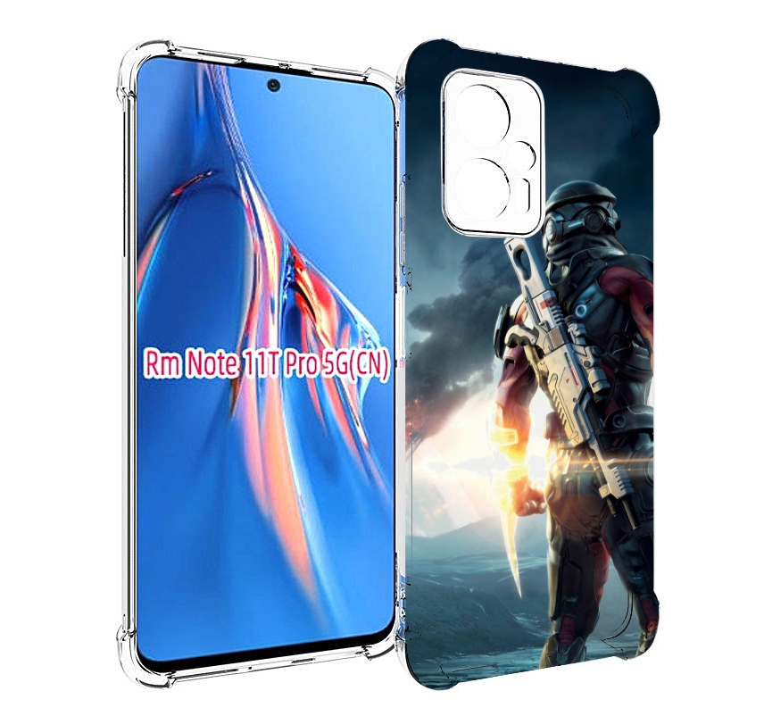 

Чехол MyPads Mass Effect Andromeda Ryder для Xiaomi Redmi Note 11T Pro / 11T Pro Plus /..., Прозрачный, Tocco