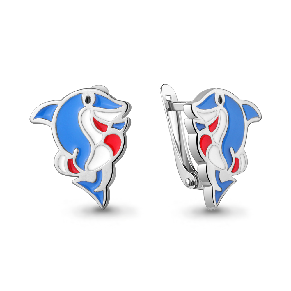 

Серьги из серебра с эмалью Aquamarine Aquamarine 34064_925_р, 34064_925_р