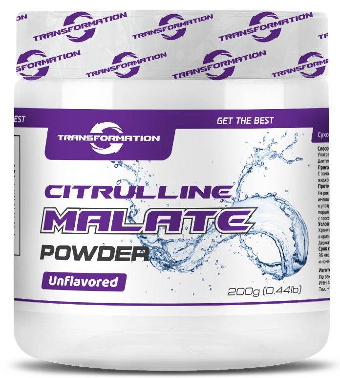 фото Аминокислота transformation citrulline malate, в порошке 200г