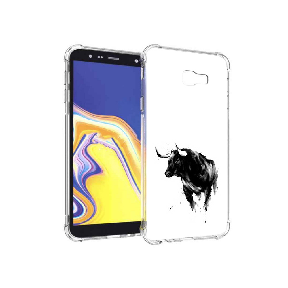 

Чехол MyPads Tocco для Samsung Galaxy J4+ (2018) бык (PT118081.545.254), Прозрачный, Tocco