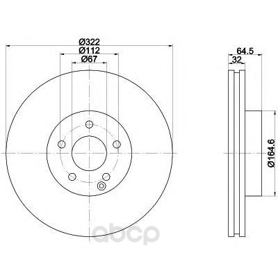 

Диск тормозной MERCEDES-BENZ W204/S204/W212 2.8/3.5i/3.0/3.2CDi 07> с покрытием PRO