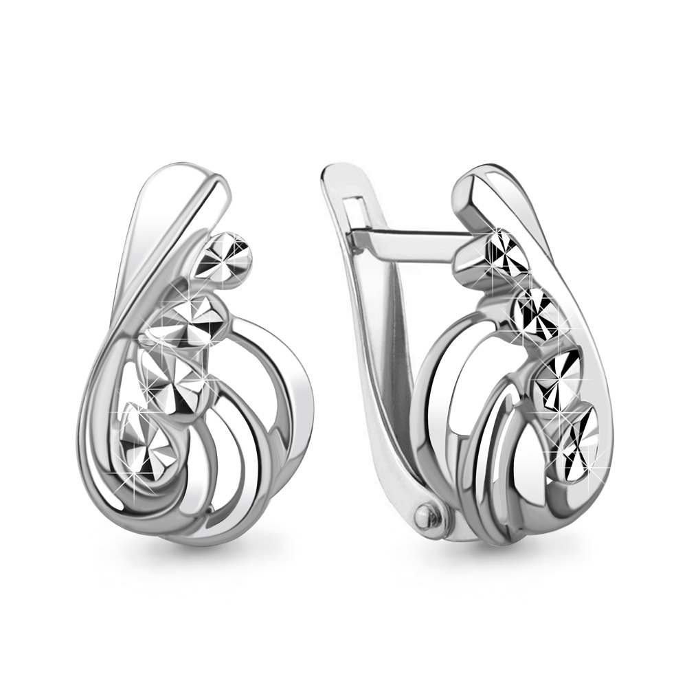 

Серьги из серебра Aquamarine Aquamarine 34048_925_р, 34048_925_р