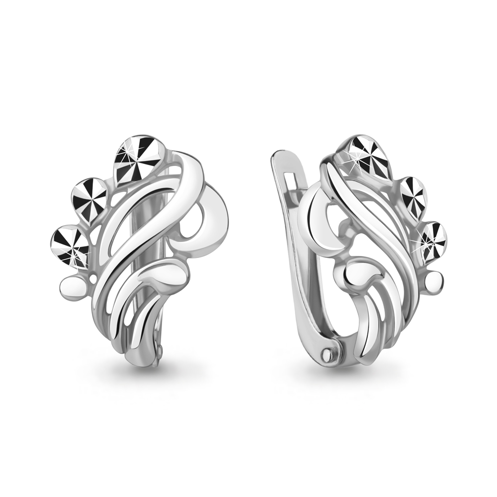 

Серьги из серебра Aquamarine Aquamarine 34047_925_р, 34047_925_р