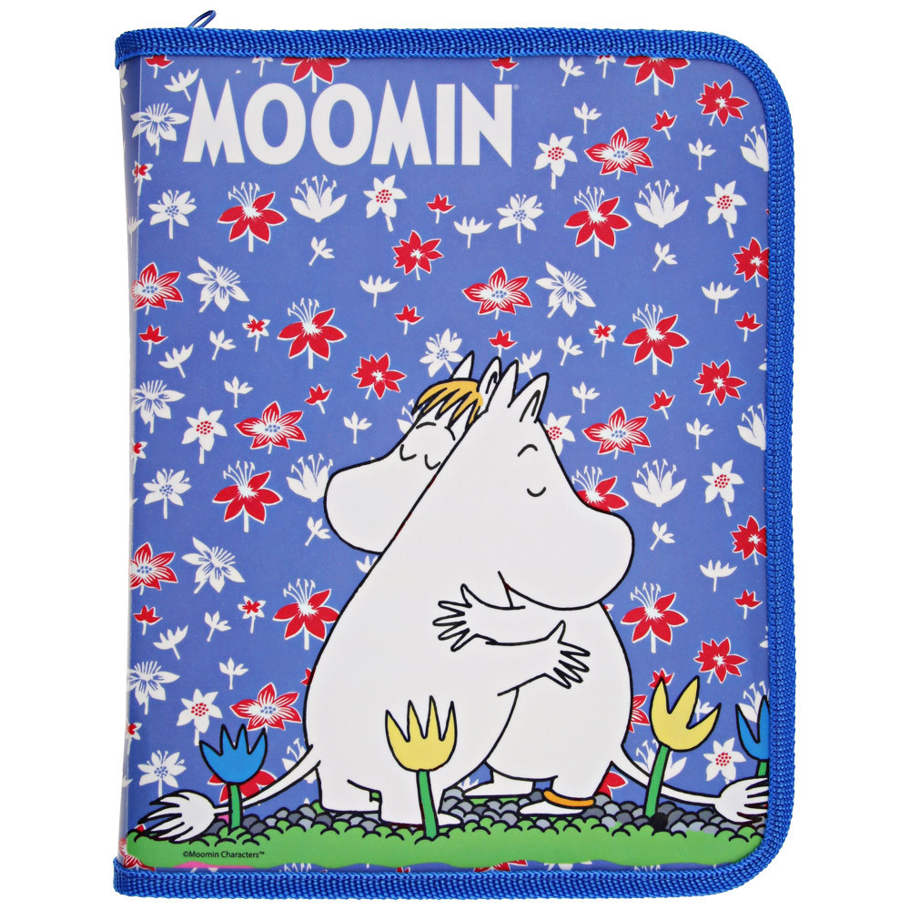 фото Папка moomin для тетрадей на молнии пластиковая а5