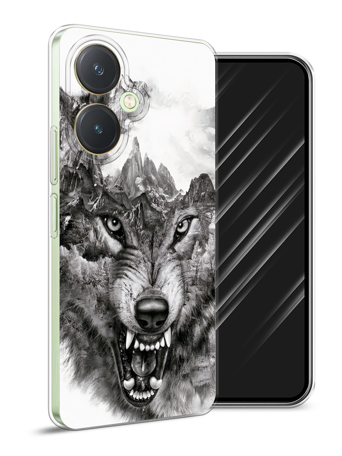 

Чехол Awog на Vivo Y27 4G "Волк в горах", Серый;белый;бежевый, 269150-1