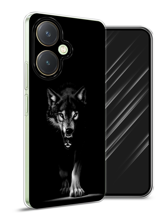 

Чехол Awog на Vivo Y27 4G "Волк выходит из ночи", Серый;черный;белый, 269150-1