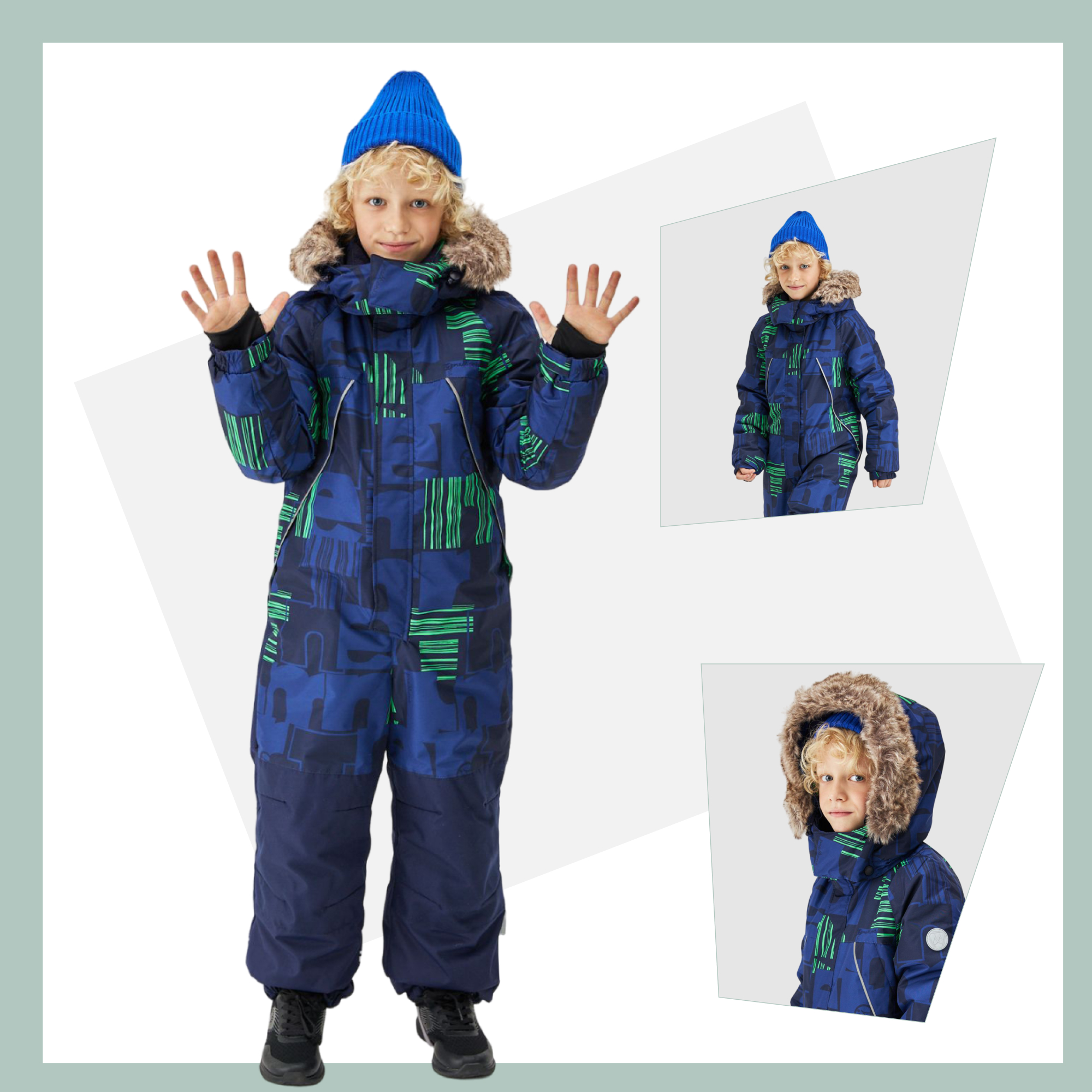 Комбинезон детский Premont WP72184, темно-синий, 110