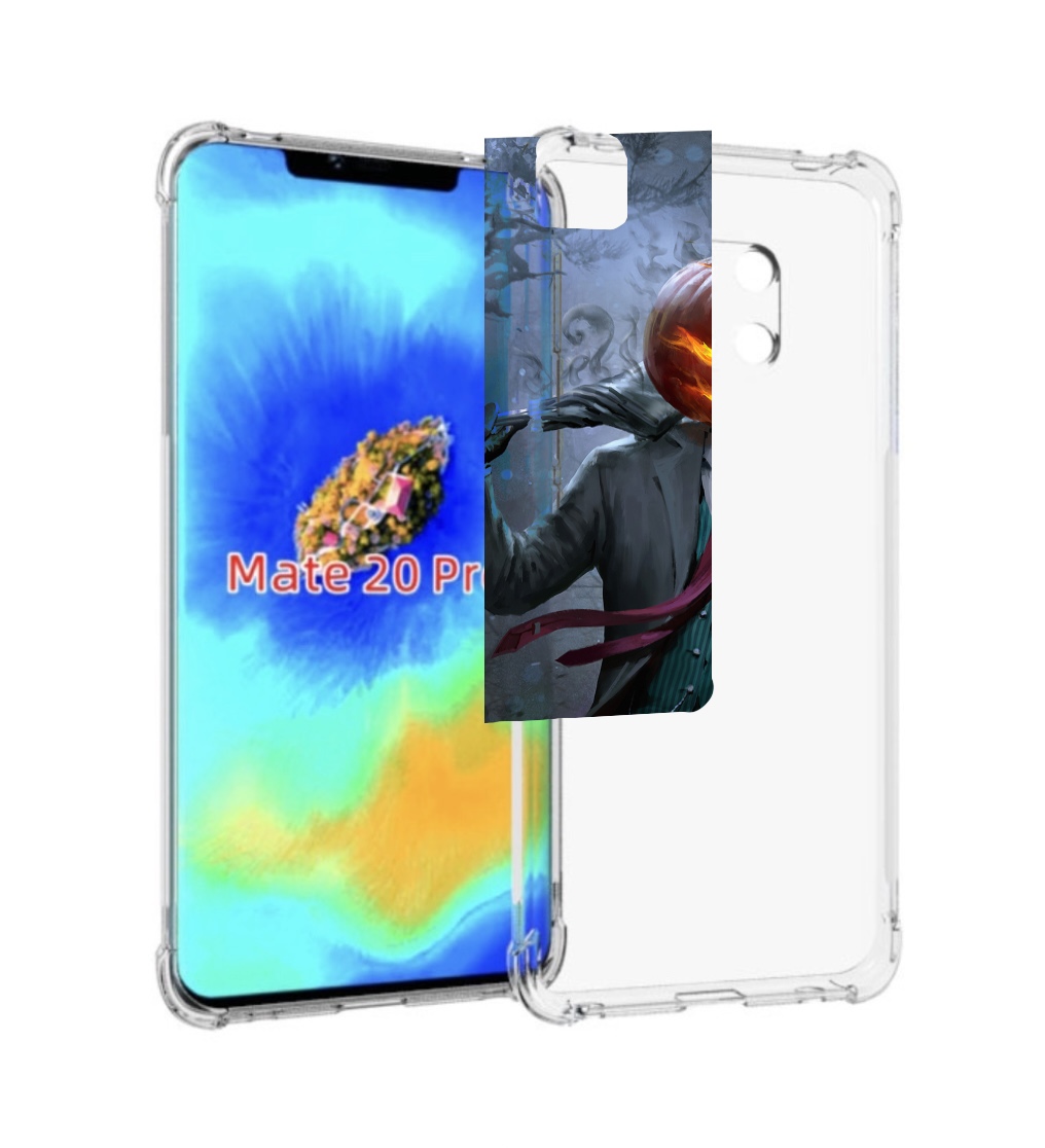 

Чехол MyPads Тыква-убийца для Huawei Mate 20 Pro/Mate 20 RS 6.39, Прозрачный, Tocco