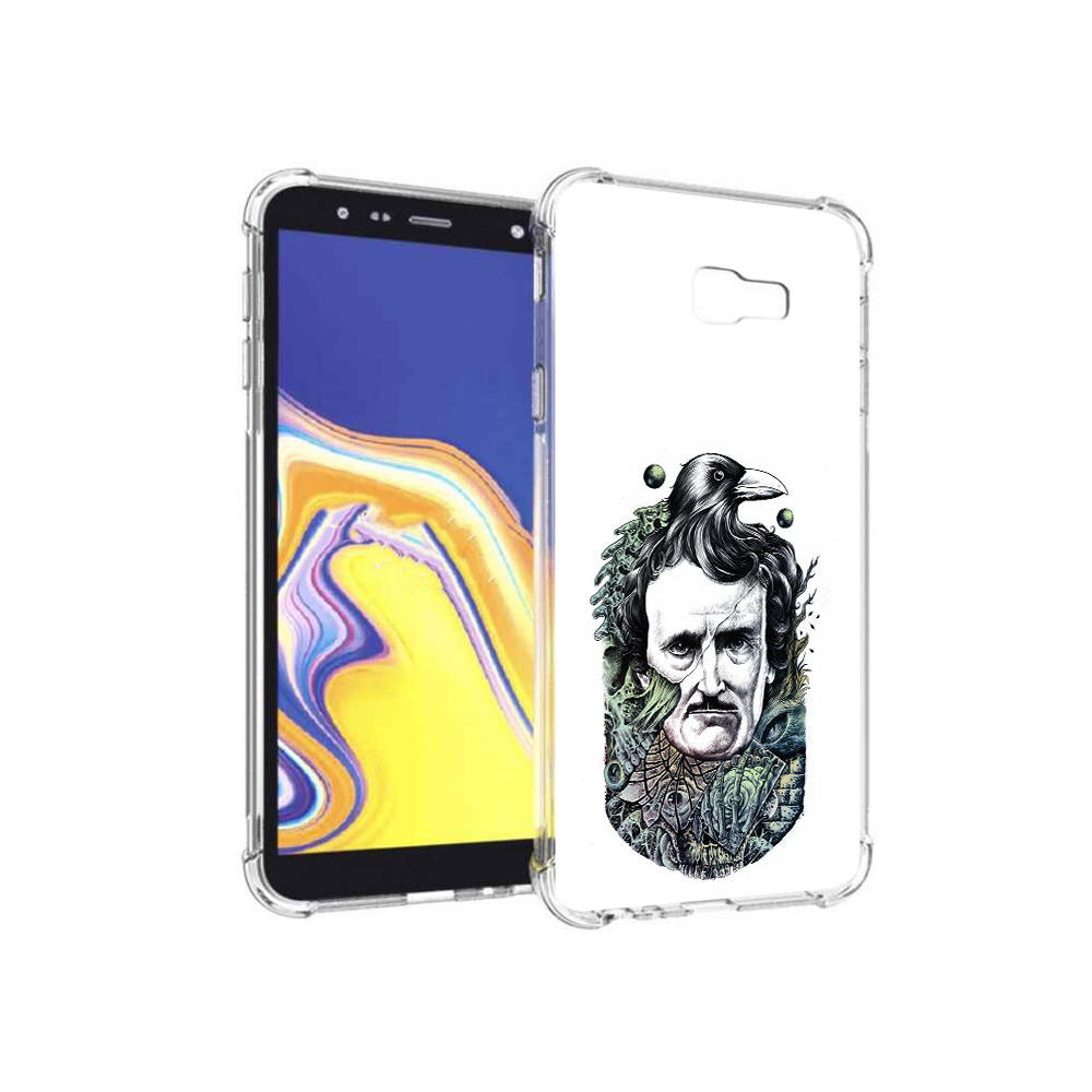 

Чехол MyPads Tocco для Samsung Galaxy J4+ (2018) Эдгар Аллан с вороном (PT118081.545.203), Прозрачный, Tocco