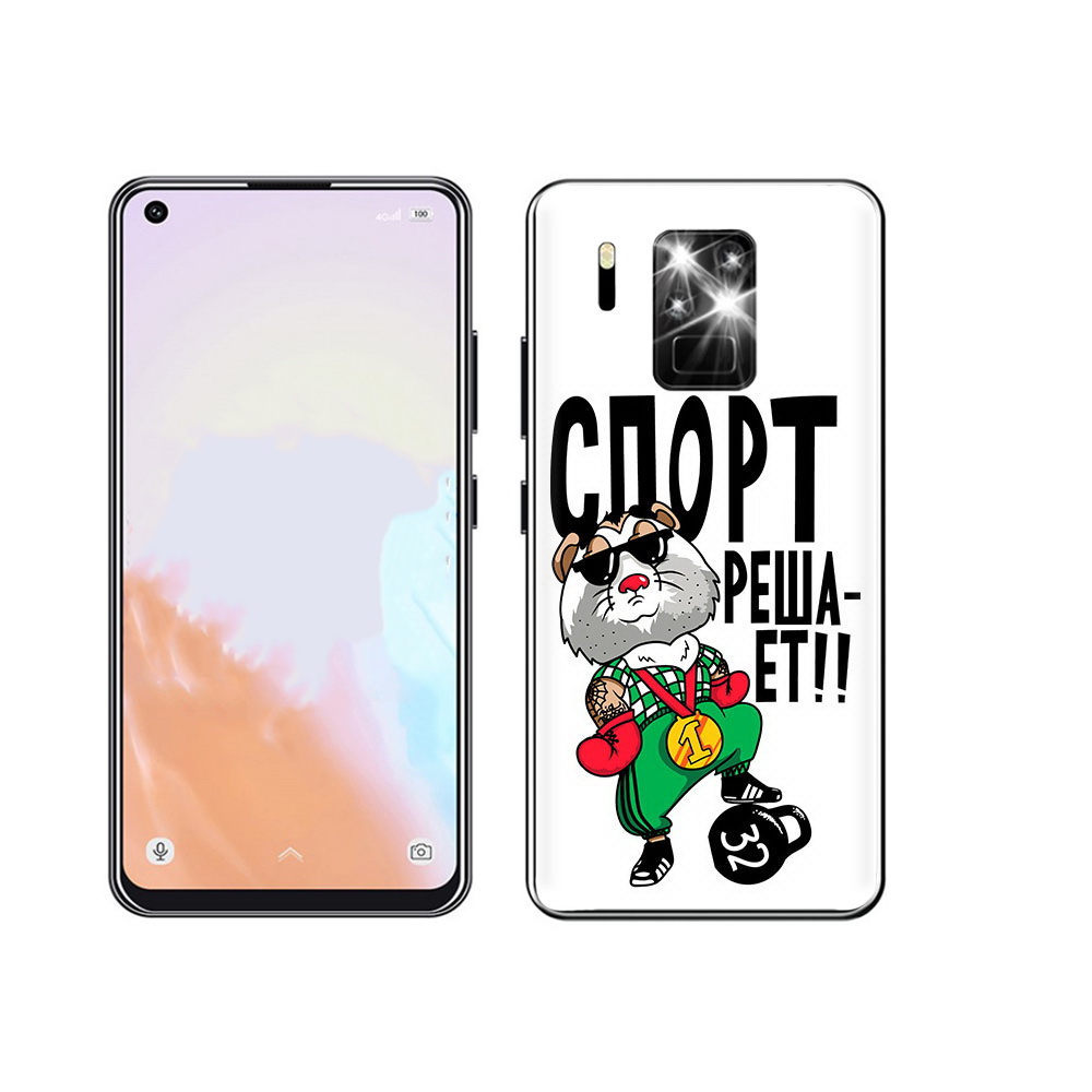 

Чехол MyPads Tocco для Oukitel C18 Pro Спорт решает, Прозрачный, Tocco