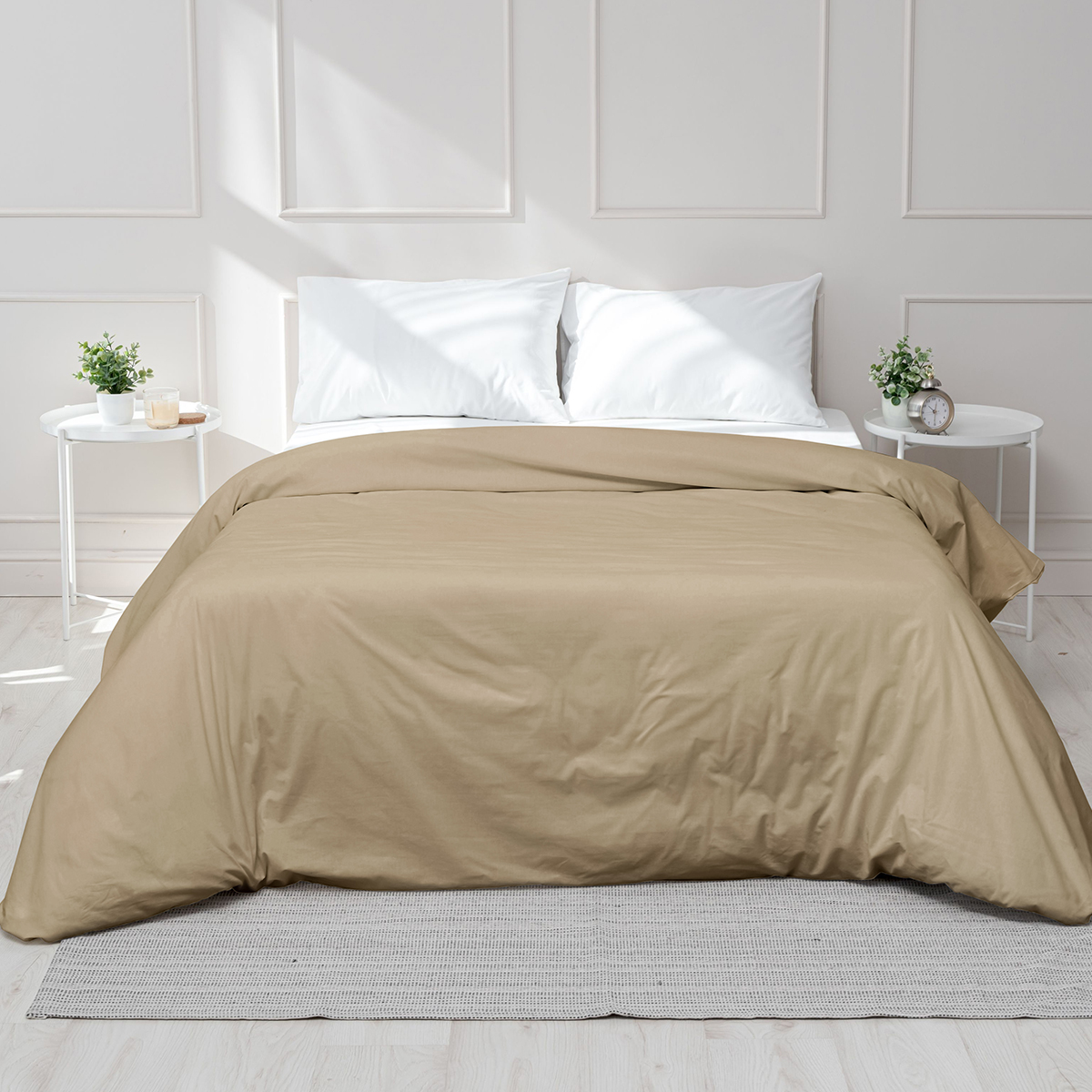 Пододеяльник Monocolor без молнии 155676 145х220 см какао
