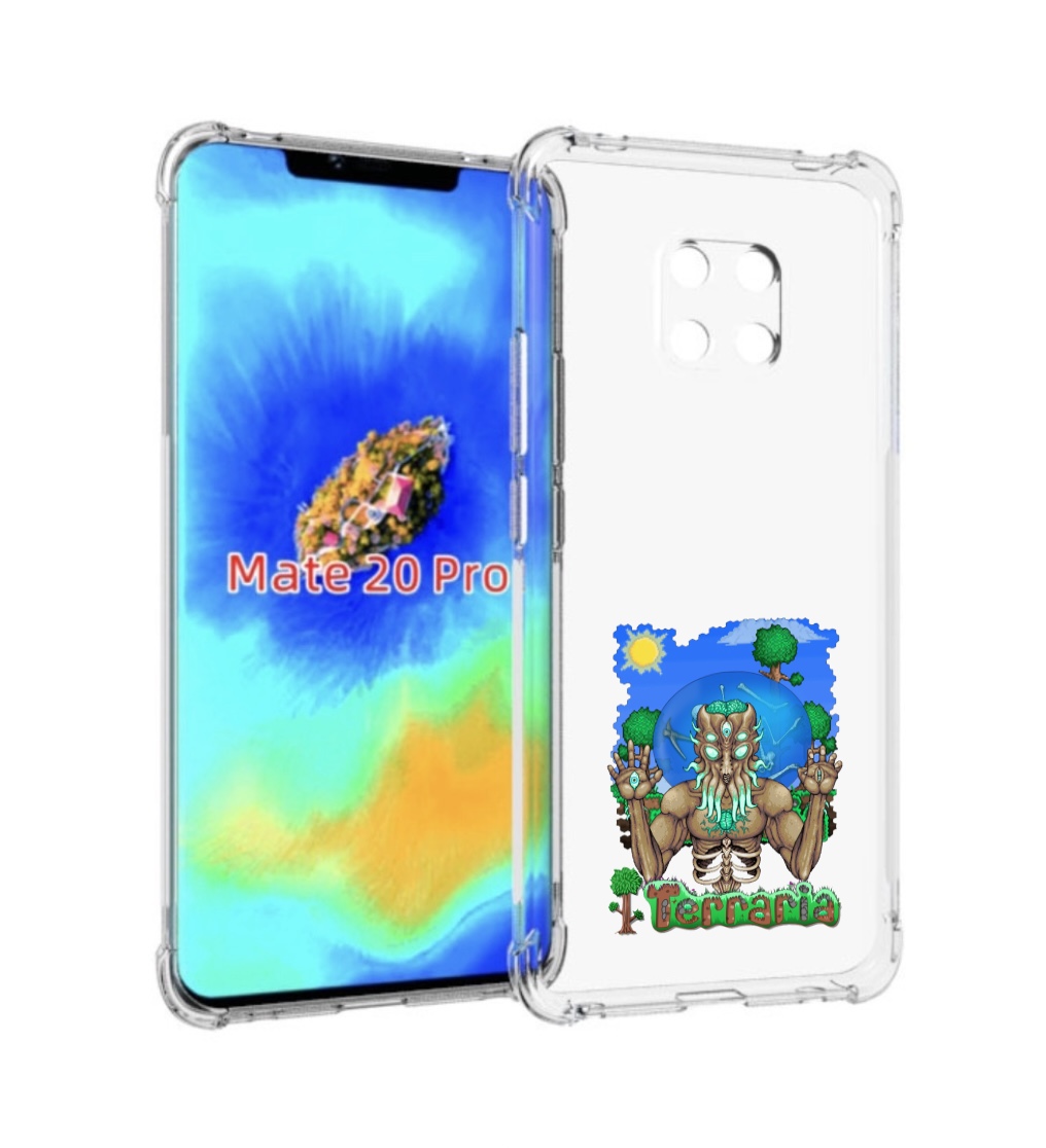 

Чехол MyPads Террария для Huawei Mate 20 Pro/Mate 20 RS 6.39, Прозрачный, Tocco
