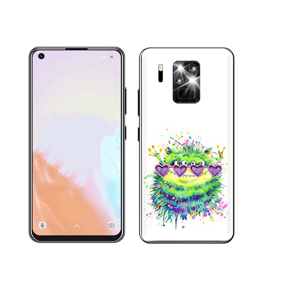 

Чехол MyPads Tocco для Oukitel C18 Pro Пушистый персонаж, Прозрачный, Tocco