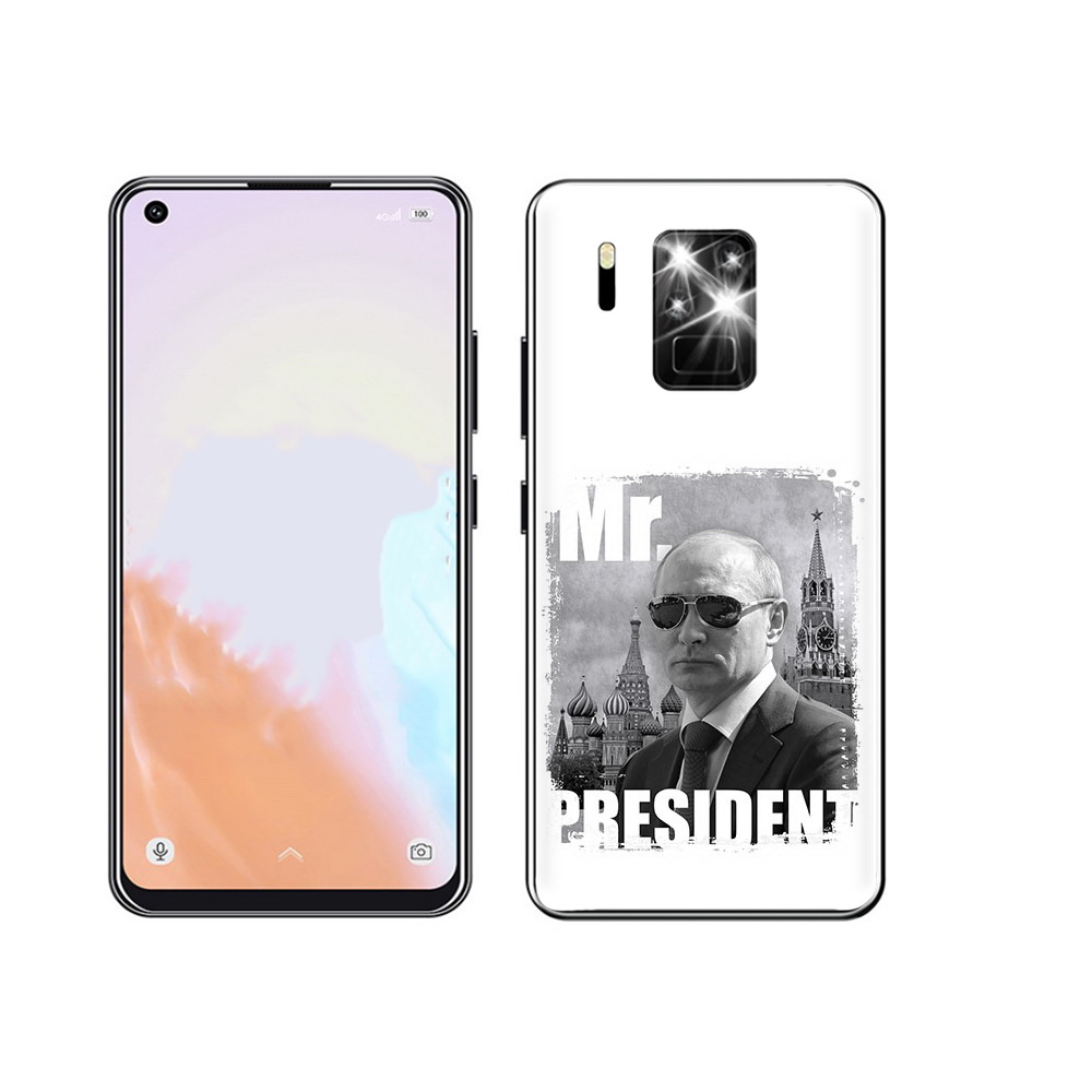 

Чехол MyPads Tocco для Oukitel C18 Pro Путин, Прозрачный, Tocco