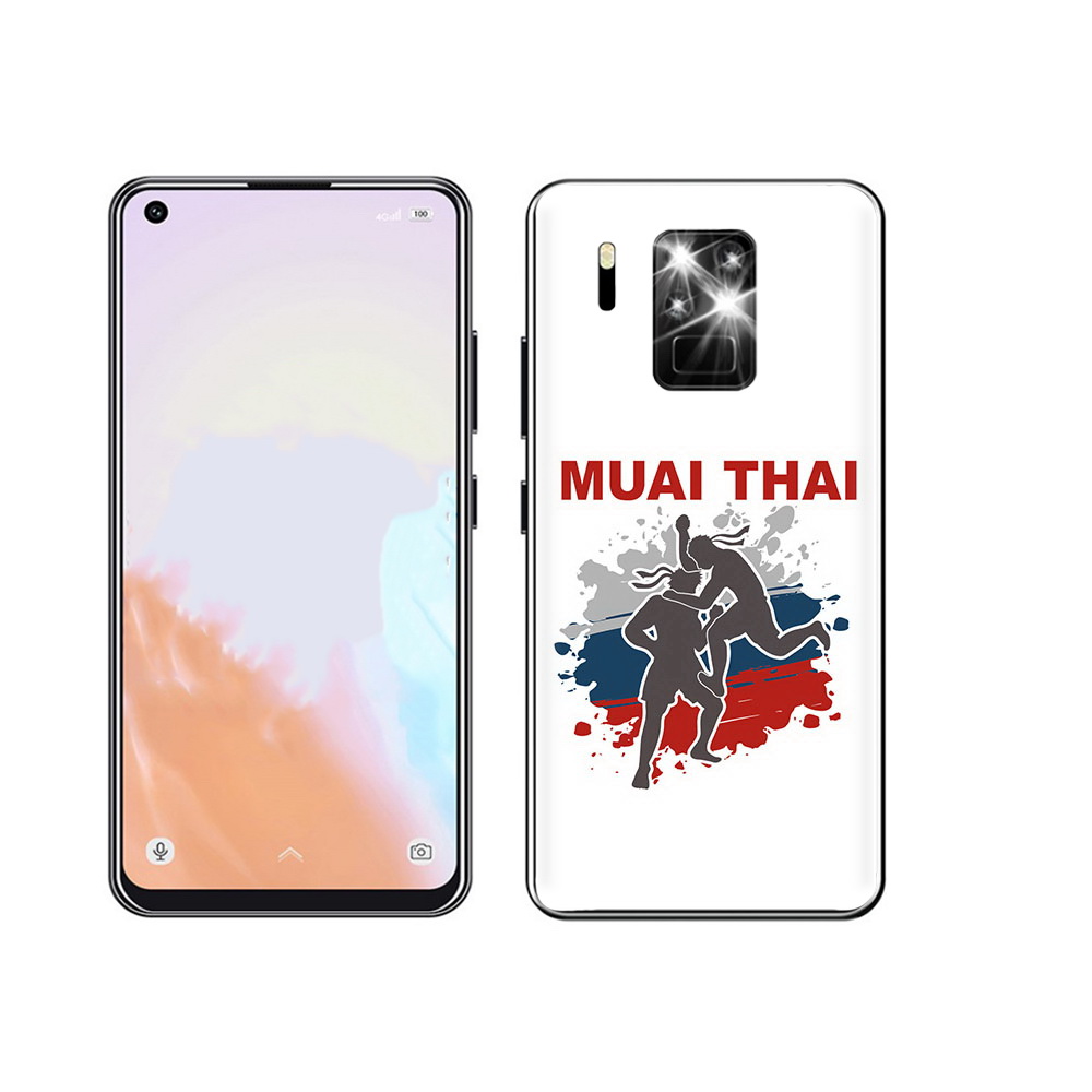

Чехол MyPads Tocco для Oukitel C18 Pro Муайтай, Прозрачный, Tocco