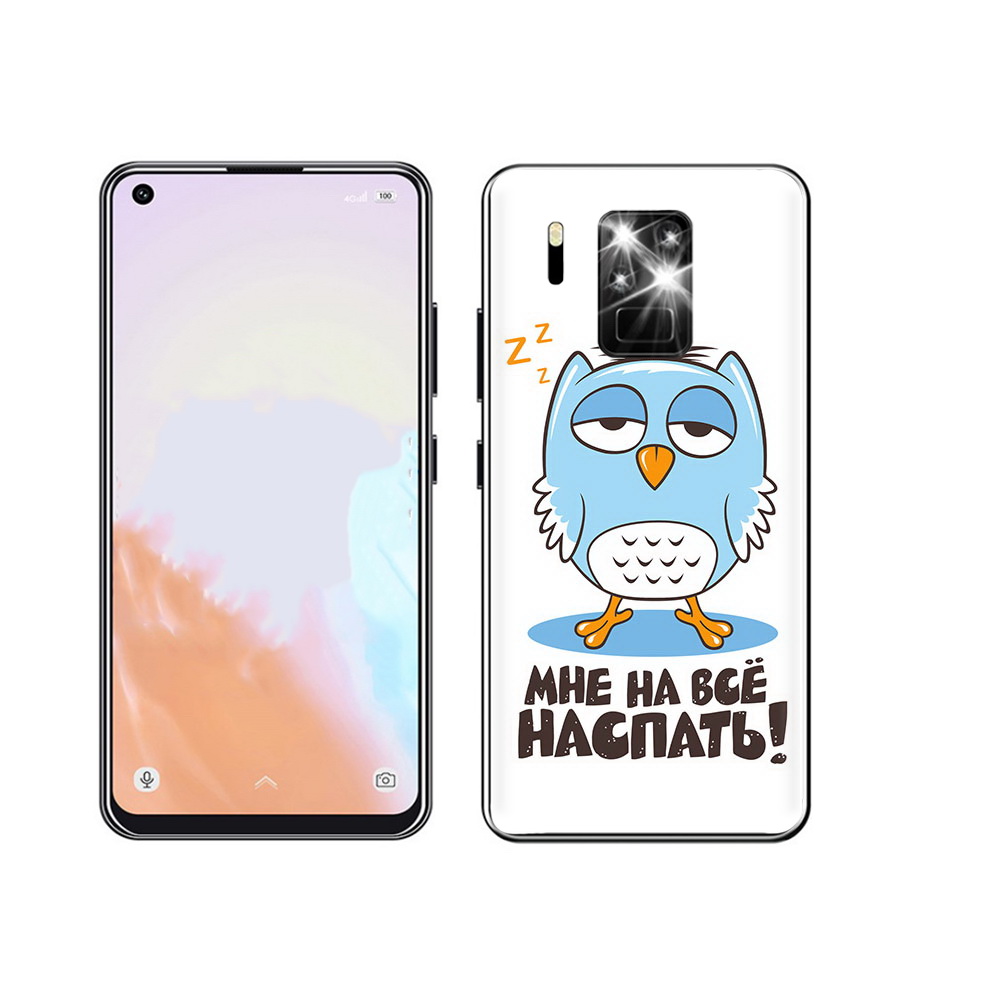 

Чехол MyPads Tocco для Oukitel C18 Pro Мне на все наспать, Прозрачный, Tocco