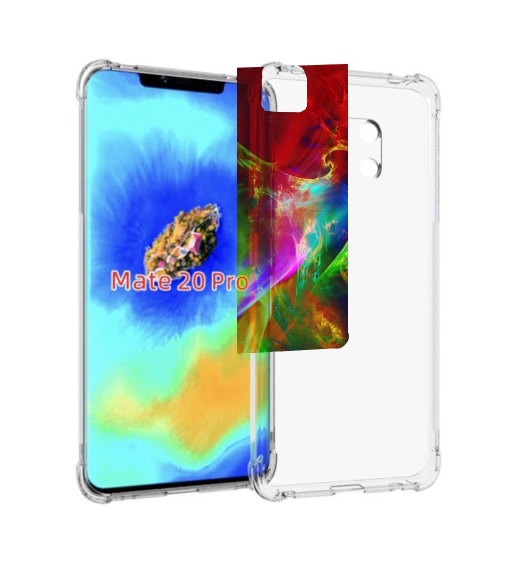 

Чехол MyPads Сияние-красок для Huawei Mate 20 Pro/Mate 20 RS 6.39, Прозрачный, Tocco