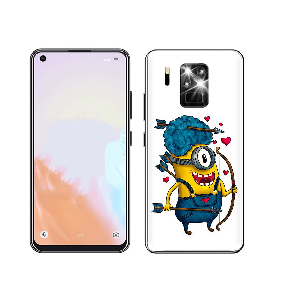 

Чехол MyPads Tocco для Oukitel C18 Pro Миньон купидон, Прозрачный, Tocco