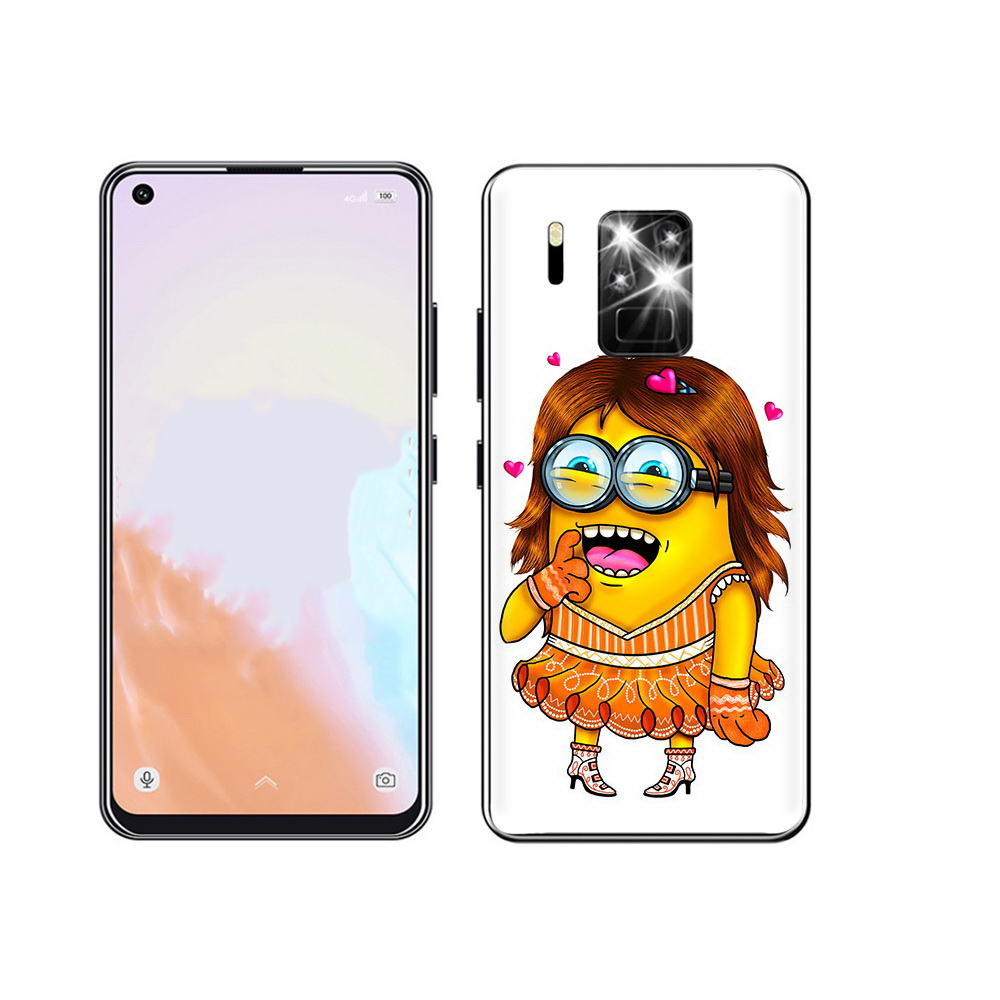 

Чехол MyPads Tocco для Oukitel C18 Pro Миньон девочка, Прозрачный, Tocco