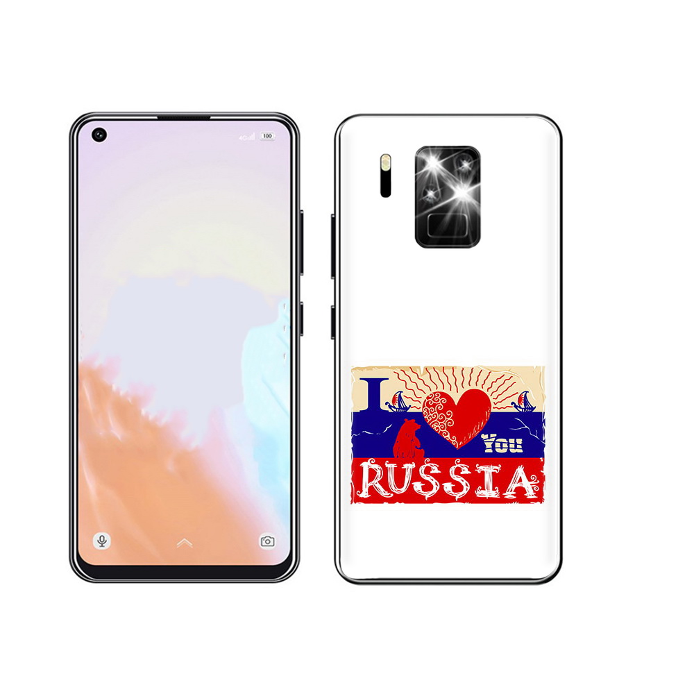 

Чехол MyPads Tocco для Oukitel C18 Pro Люблю Россию, Прозрачный, Tocco