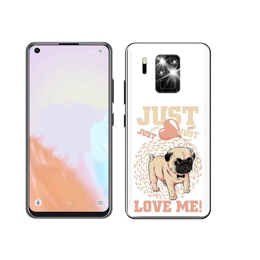 

Чехол MyPads Tocco для Oukitel C18 Pro Люби меня, Прозрачный, Tocco