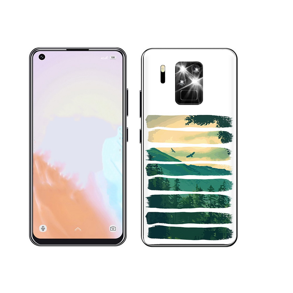 

Чехол MyPads Tocco для Oukitel C18 Pro Лесная чаща, Прозрачный, Tocco