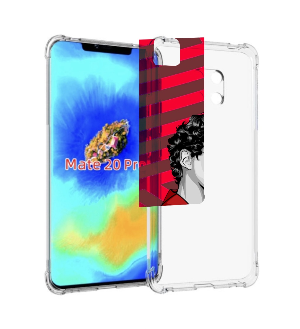 

Чехол MyPads Рио-бумажный-дом для Huawei Mate 20 Pro/Mate 20 RS 6.39, Прозрачный, Tocco