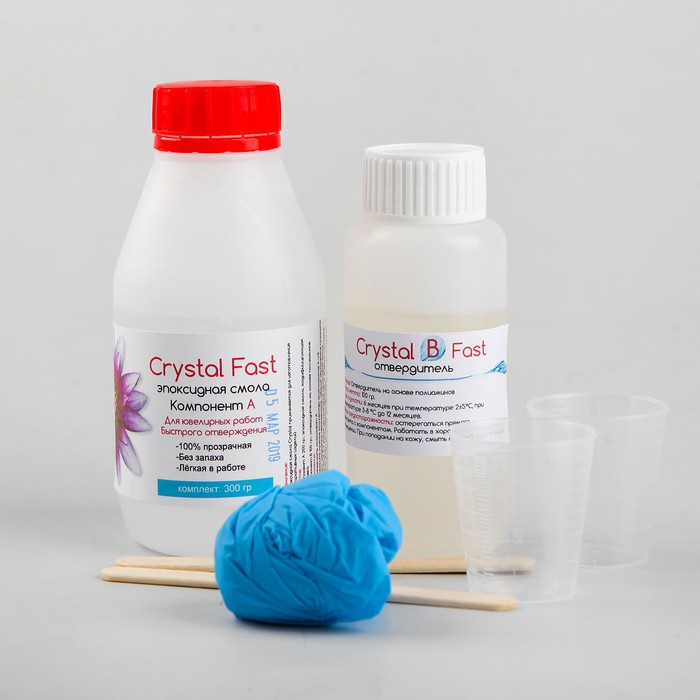 

Эпоксидная смола Crystal Fast, 300 г