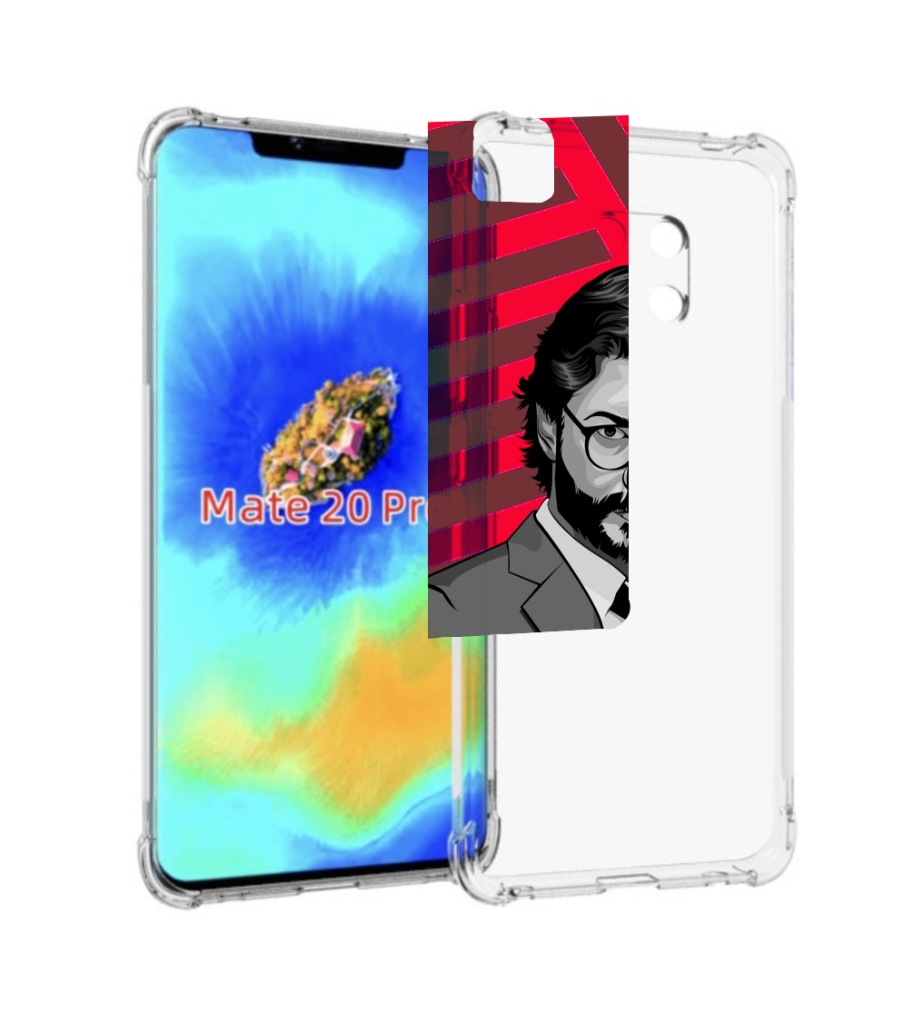

Чехол MyPads Профессор-бумажый-дом для Huawei Mate 20 Pro/Mate 20 RS 6.39, Прозрачный, Tocco