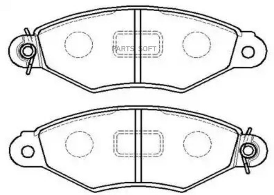 

Колодки Тормозные Дисковые Renault: Kangoo Citroen: Xsara, Peugeot: 206 HSB HP9444