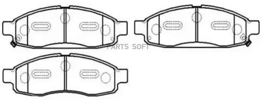 

Колодки Тормозные Дисковые Nissan: Pathfinder 05-, Armada 04-, Titan 04- Infiniti: Qx56 06