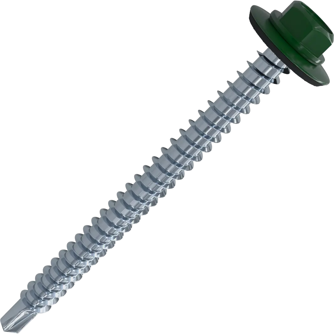 

Кровельные саморезы STANDERS RAL6005 сверлоконечные зеленые 4.8x35, на вес (около 198