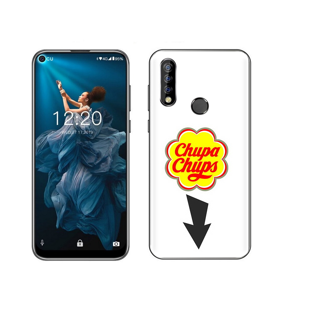 

Чехол MyPads Tocco для Oukitel C17 Pro чупа чупс, Прозрачный, Tocco