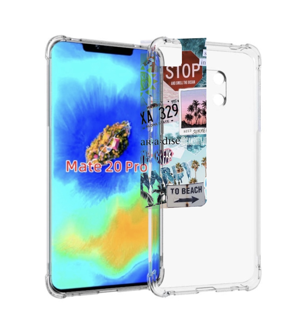 

Чехол MyPads Пляжи-постер для Huawei Mate 20 Pro/Mate 20 RS 6.39, Прозрачный, Tocco