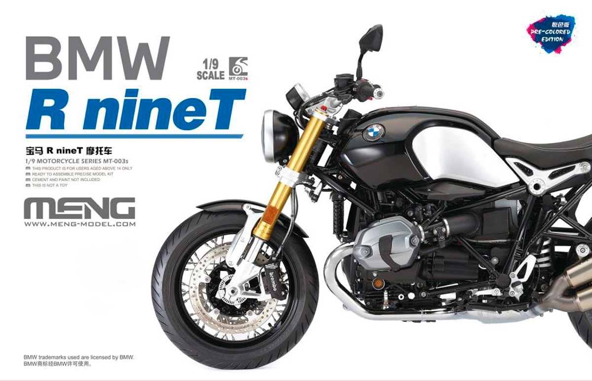 

MENG Мотоцикл bmw r ninet pre-colored edition, пластик, М 1:48, Мотоцикл bmw r ninet pre-colored edition, пластик, М 1:48