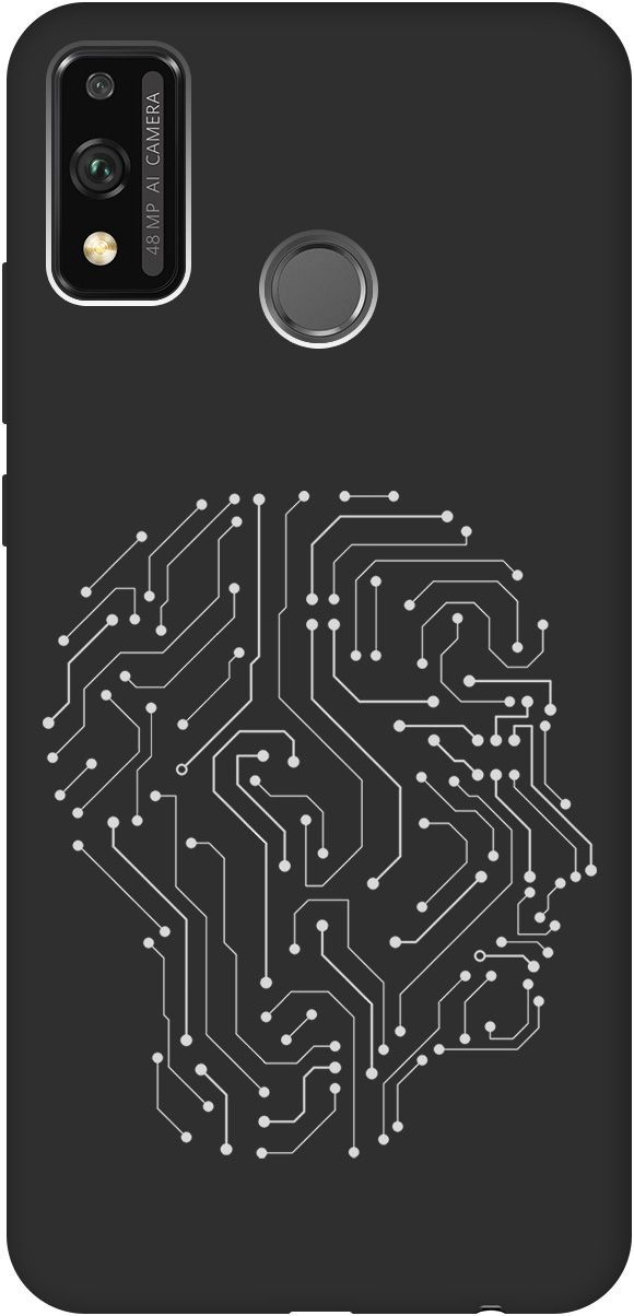 

Матовый чехол на Honor 9X Lite с принтом "Mindmap" черный, Черный;белый, 243