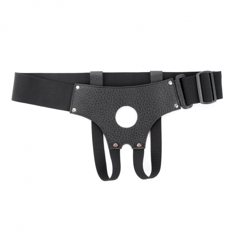 Трусики для страпона BDSM Арсенал универсальные черный