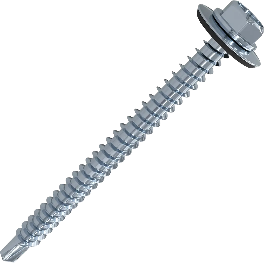 

Кровельные саморезы STANDERS 6.3x38 сверлоконечные оцинкованные, на вес (около 106