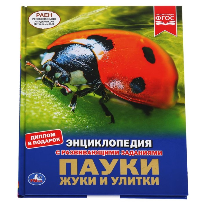 

Книга Энциклопедия А4 Пауки, жуки, улитки